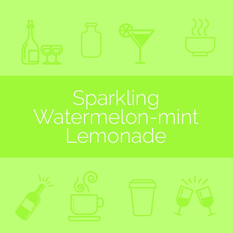 Sparkling Watermelon-Mint Lemonade